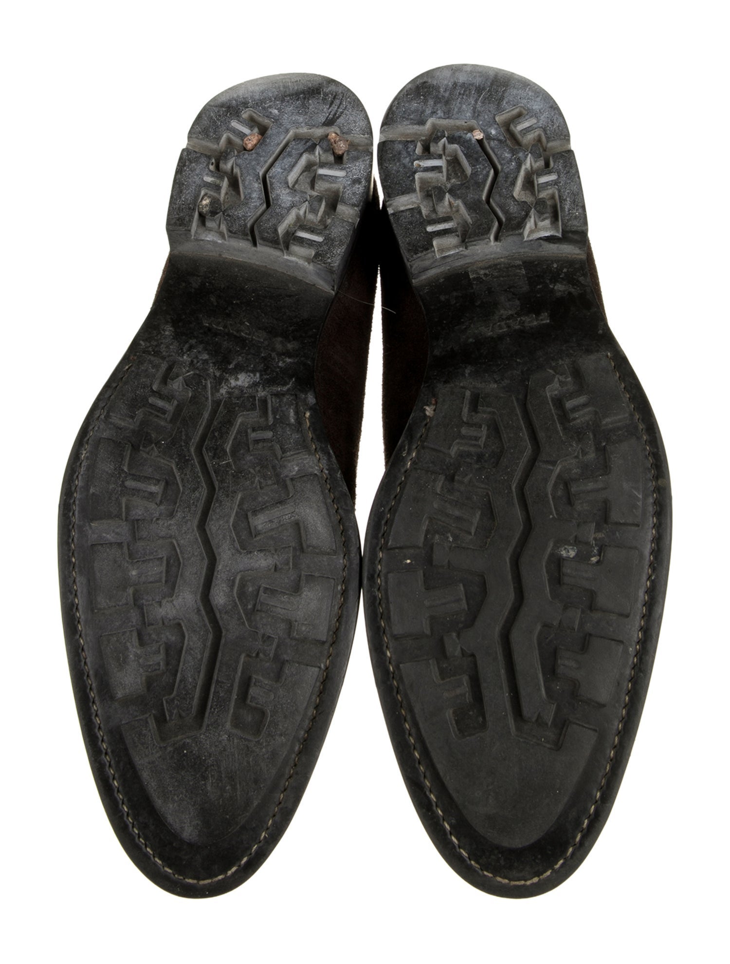 Prada Suede Dress Loafers